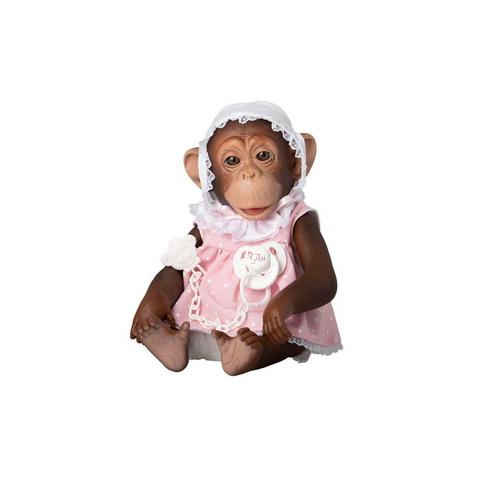 Шимпанзе "ASI" Лола в платьице с кружевом (арт.606250)