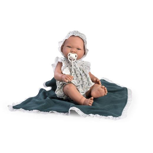 Кукла-младенец "ASI" Пабло в песочнике и пледом(арт.365731)