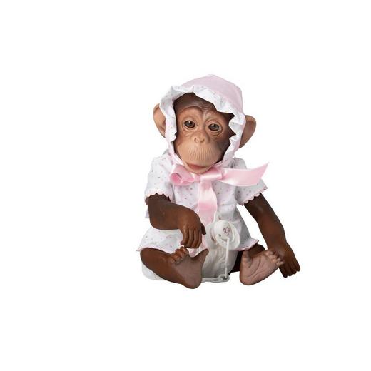 Шимпанзе "ASI" Лола в рубашке и чепчике (арт.606270)