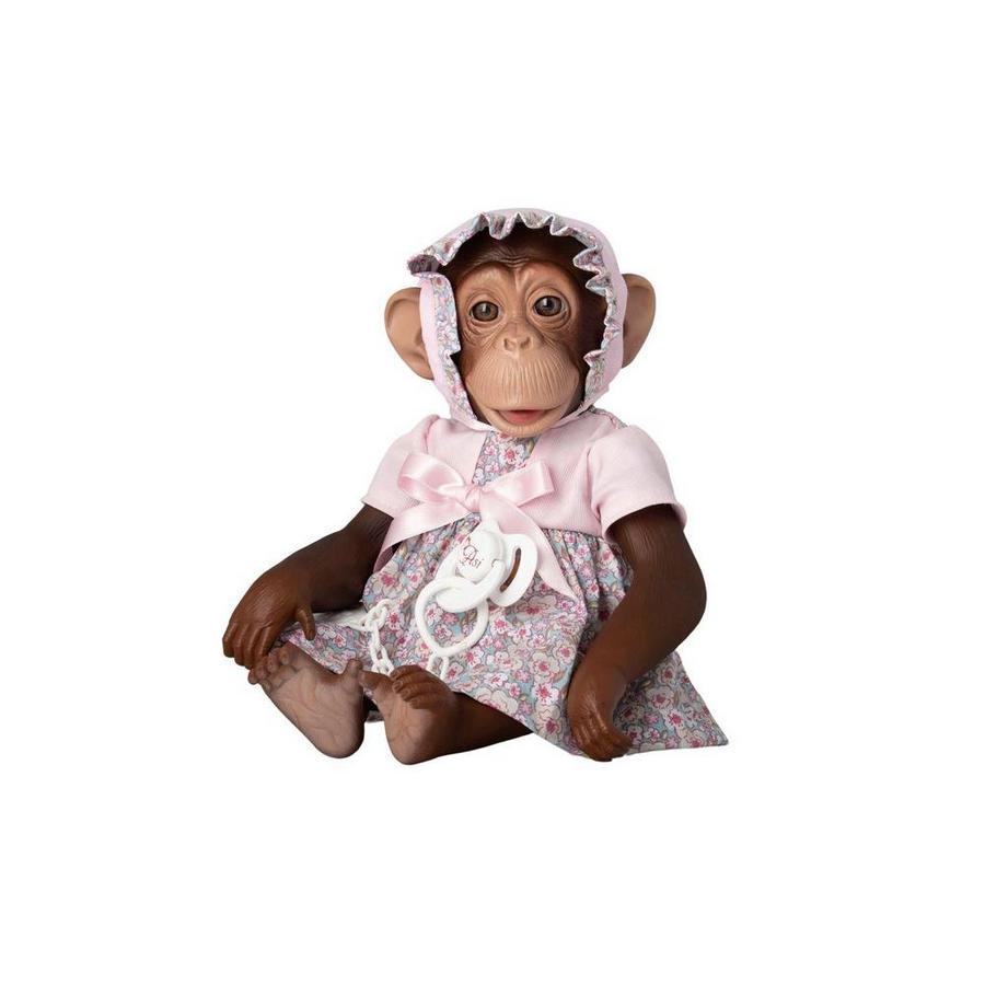 Шимпанзе "ASI" Лола в цветочном платье (арт.606240)