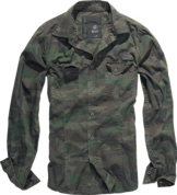 Уточнять наличие - SlimFit Shirt woodland рубашка камуфляжной расцветки темно-зеленого цвета