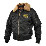 Куртка Аляска чёрная Military style 762.