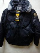 Куртка 726 gear чёрная милитари зимняя