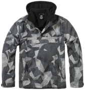 Уточнять наличие - Утепленная куртка-виндстоппер комбат-анорак (Night camo digital).