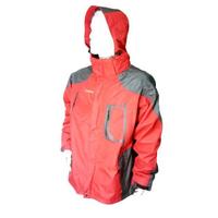 Куртка CAIMAN демисезонная, непромокаемая, с флисовой подстежкой, цв. красно-серый