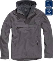 Уточнять наличие - Утепленная куртка-виндстоппер комбат-анорак (антрацит).