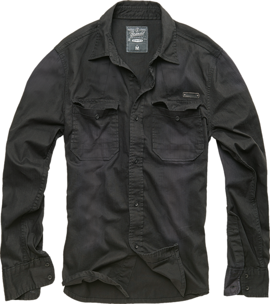 Уточнять наличие - Hardee Denim schwarz - 100% хлопковая рубашка.