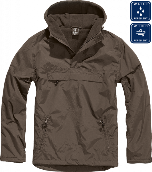 Уточнять наличие - Утепленная куртка-виндстоппер Комбат анорак (цвет коричневый)
