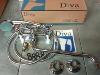 Смеситель для ванны DIVA стандарт керамический затвор ручка Крест D2C51-7130