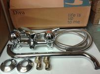 Смеситель для ванны DIVA толстый излив керамический затвор ручка Тыква №20 D2A69-7123