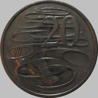20 центов 2005 Австралия. Утконос. (в наличии 2008)