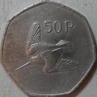 50 пенсов 1998 Ирландия. Вальдшнеп.