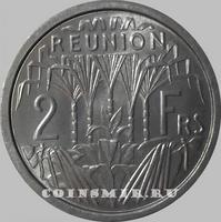 2 франка 1948 остров Реюньон.