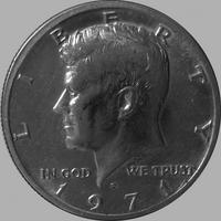 1/2 доллара 1971 D США. Кеннеди.