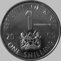 1 шиллинг 2009 Кения. (в наличии 2010 год)