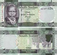1 фунт 2011 Южный Судан.