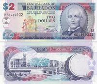 2 доллара 2007 Барбадос.