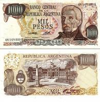 1000 песо 1976-1983 Аргентина.