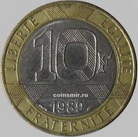 10 франков 1989 Франция.