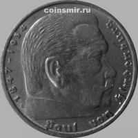 5 марок 1935 А Германия. Гинденбург. 