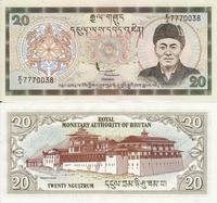 20 нгултрумов 2000 Бутан. 