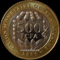 500 франков 2005  КФА BCEAO (Западная Африка).