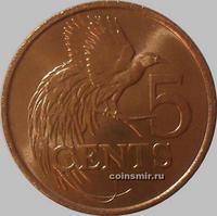 5 центов 1995 Тринидад и Тобаго. (в наличии 2007 год)