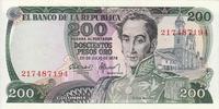 200 песо 1978 Колумбия.
