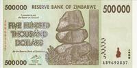 500000 долларов 2008 Зимбабве. 