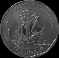 1 доллар 2004 Восточные Карибы.