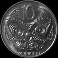 10 центов 1976 Новая Зеландия. Маска Маори.