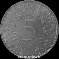 5 марок 1973 J Германия ФРГ.