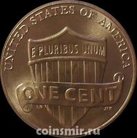 1 цент 2012 D США. Щит.