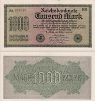 1000 марок 1922 Германия. (1)