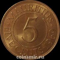 5 центов 1969 Маврикий. 