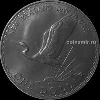 1 доллар 1974 Новая Зеландия. Национальный праздник Новой Зеландии - день Вайтанги.