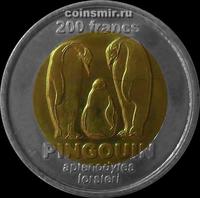 200 франков 2011 острова Крозе. Пингвины.