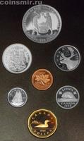 Набор из 7 монет 1988 Канада. Годовой.
