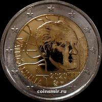 2 евро 2020 Финляндия. 100 лет со дня рождения Вяйнё Линна.