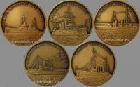 Набор из 5 монет 2015 Турция. Корабли Первой Мировой войны.