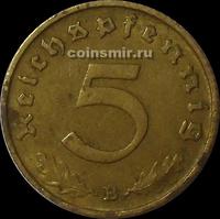 5 пфеннигов 1939 В Германия.