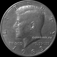 1/2 доллара 1983 D США. Кеннеди.