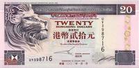 20 долларов 2002 Гонконг. Гонконгский и Шанхайский банк.