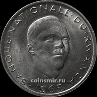 1 франк 1965 Руанда.