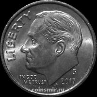 10 центов (1 дайм) 2017 Р США. Франклин Делано Рузвельт.
