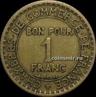1 франк 1921 Франция.