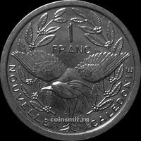 1 франк 2002 Новая Каледония.