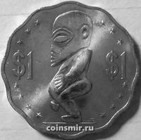 1 доллар 2010 Острова Кука. Тангароа-полинезийский бог плодородия.