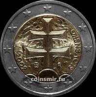 2 евро 2009 Словакия. Византийский крест. UNC