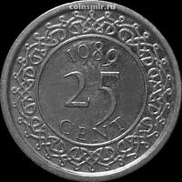 25 центов 1989 Суринам.